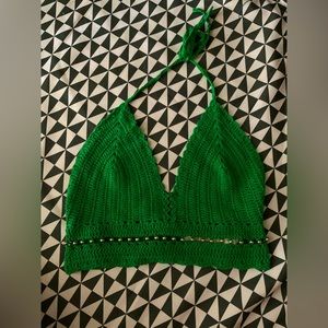 Crochet halter top